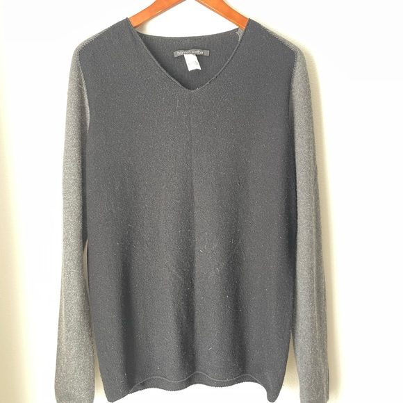 Hannes Roether Cashmere Wool Sweater in two-tone - Picture 6 of 6
